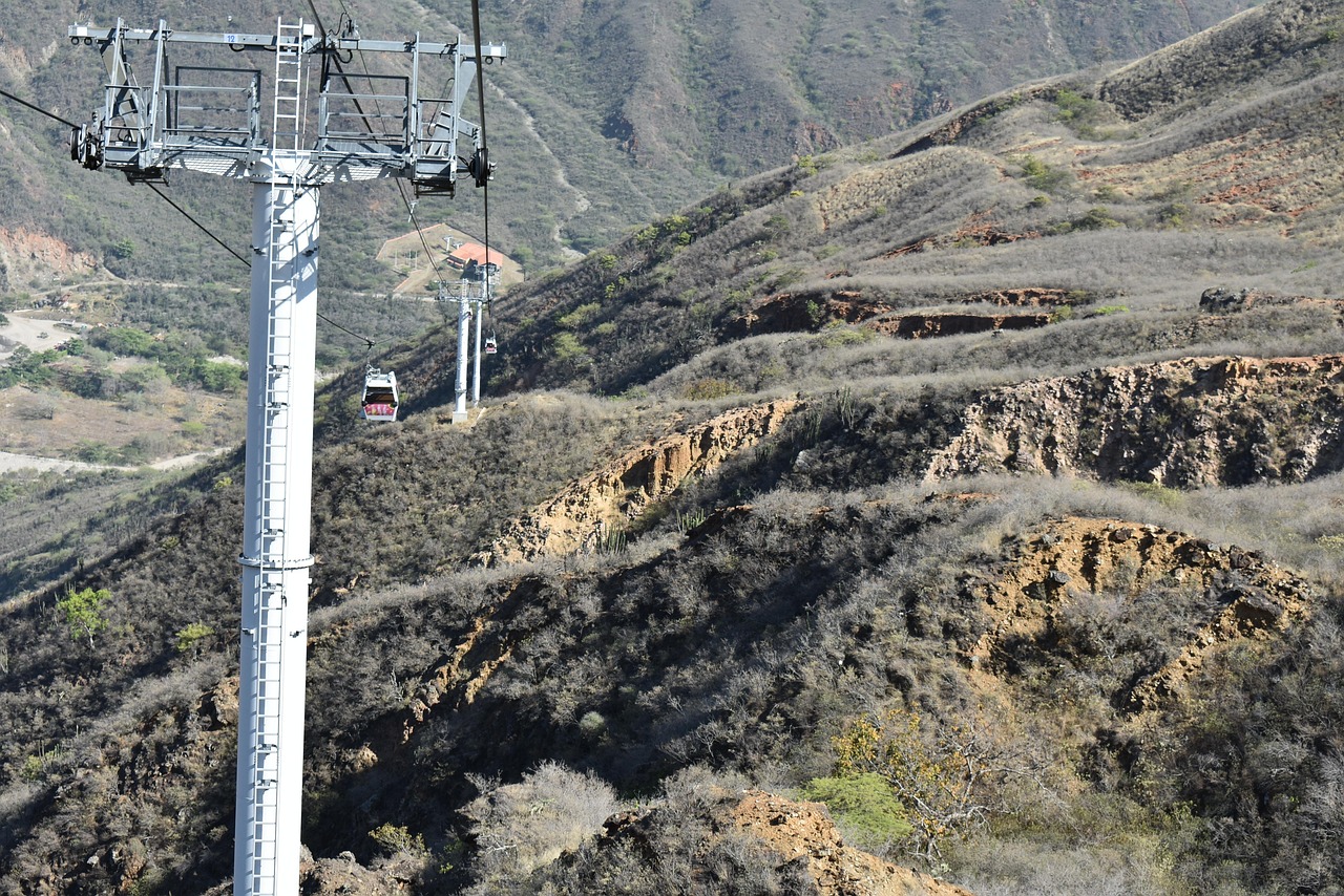 cableway, ride, nature, travel, exploration, outdoors, transportation, chicamocha, colombia, tourism